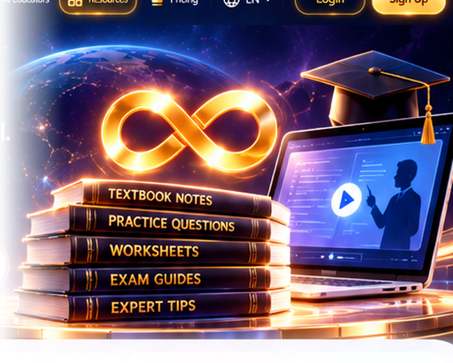 LoopMax Ai learning resources with books, a graduation cap and video lessons